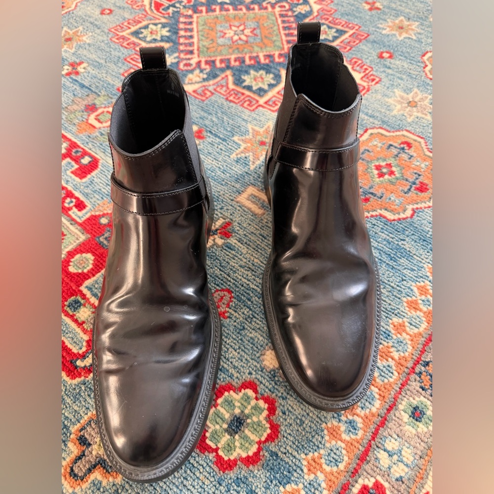 Tod's Black Leather Men's Boots